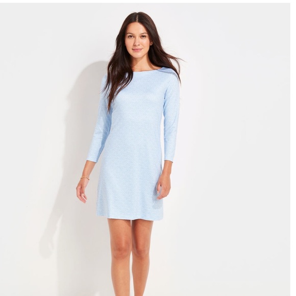 Vineyard Vines Light Blue Dress - Picture 1 of 9